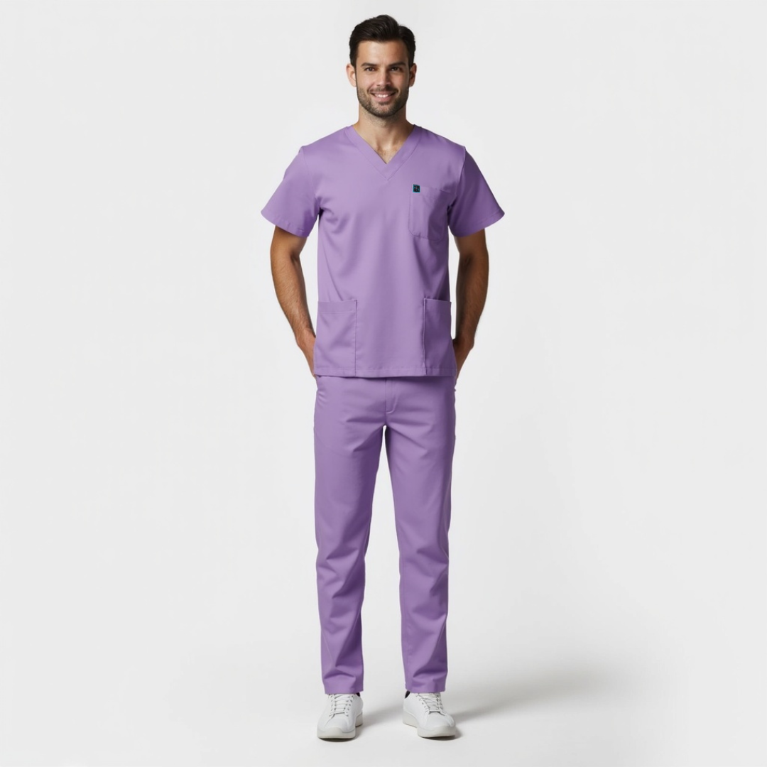 Lilac Surgical Scrubs Set